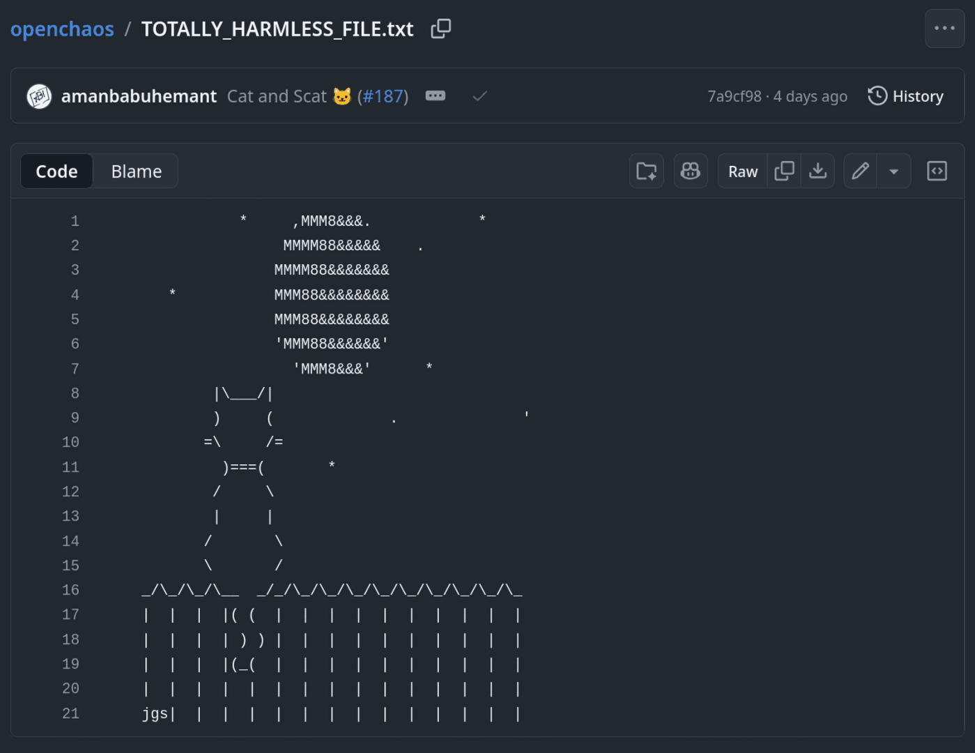 The cat that replaced dickbutt