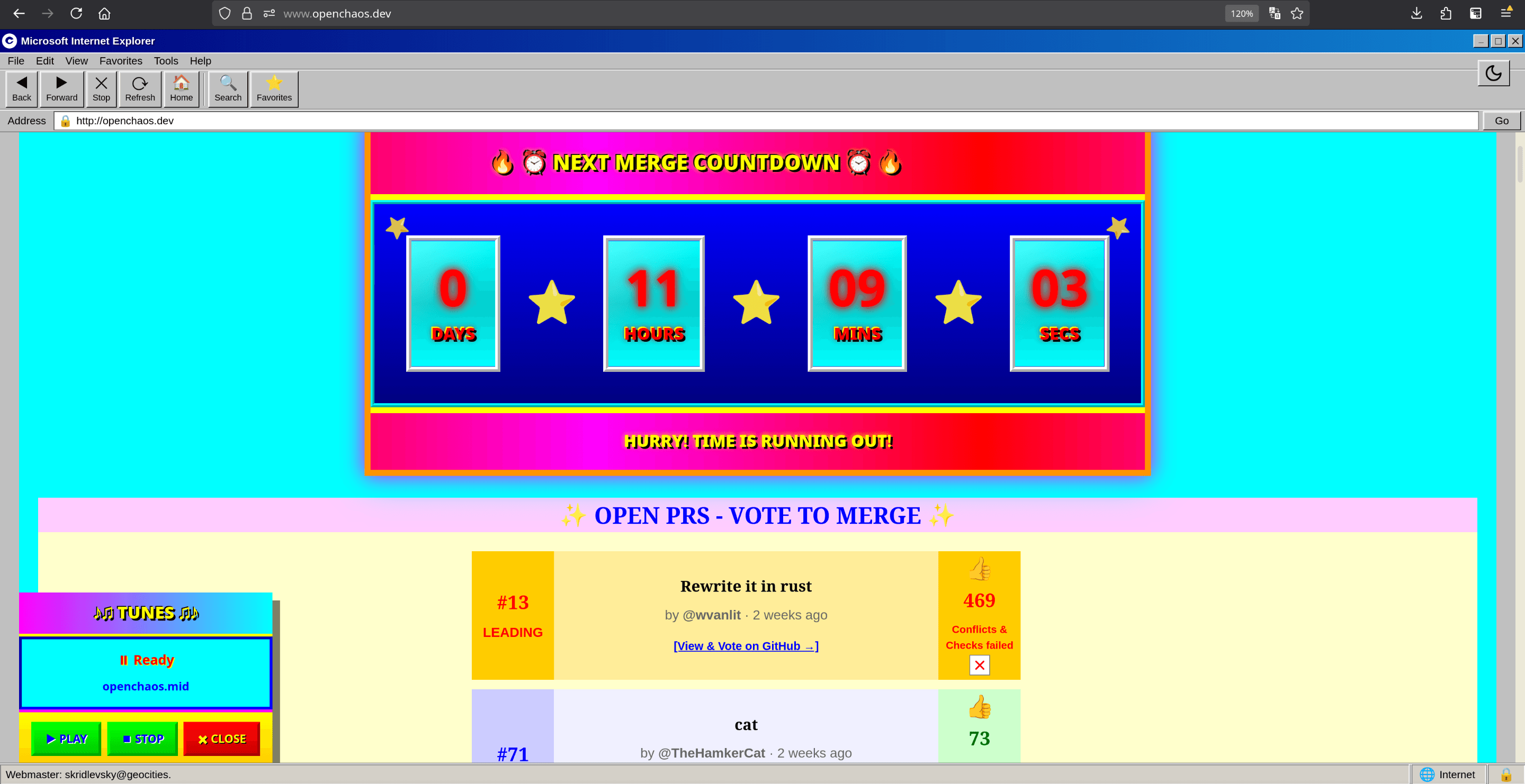 OpenChaos GeoCities mode